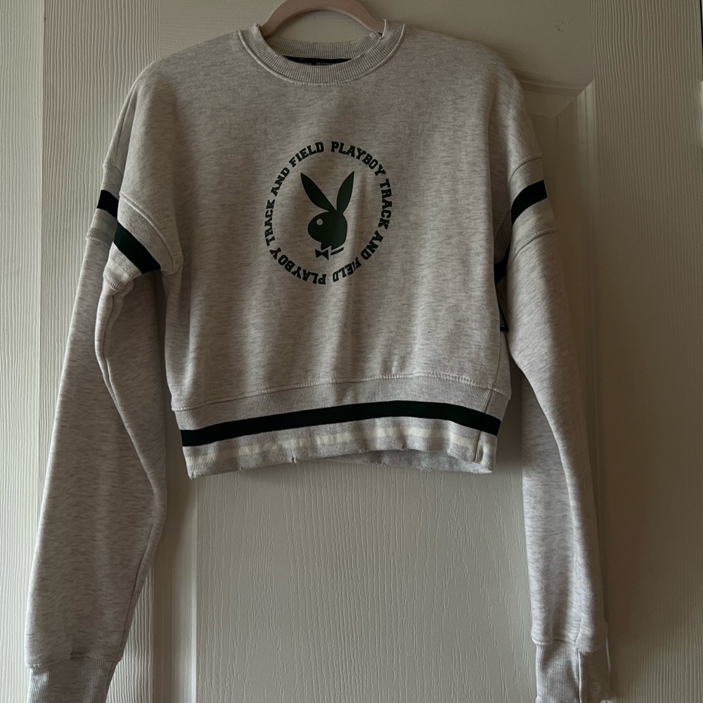 Grey Playboy Crew neck